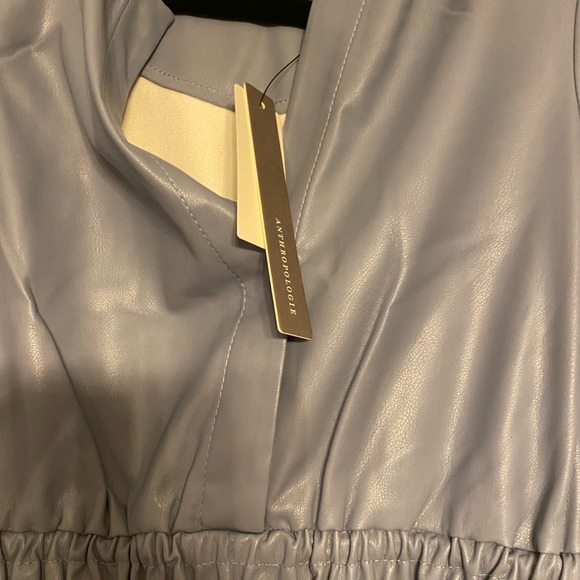 Anthropologie The Somerset Faux Leather mini dress - Picture 7 of 7